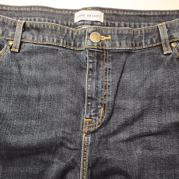 Lane Bryant Jeans Size 18 Flex Magic Waistband Low Rise Boyfriend Distressed - Picture 4 of 10